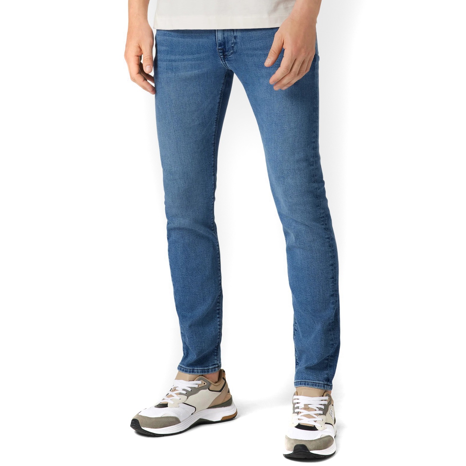 TOMMY HILFIGER Aptempti džinsai vyrams, Mėlyna, Slim bleecker pstr steven blue 2
