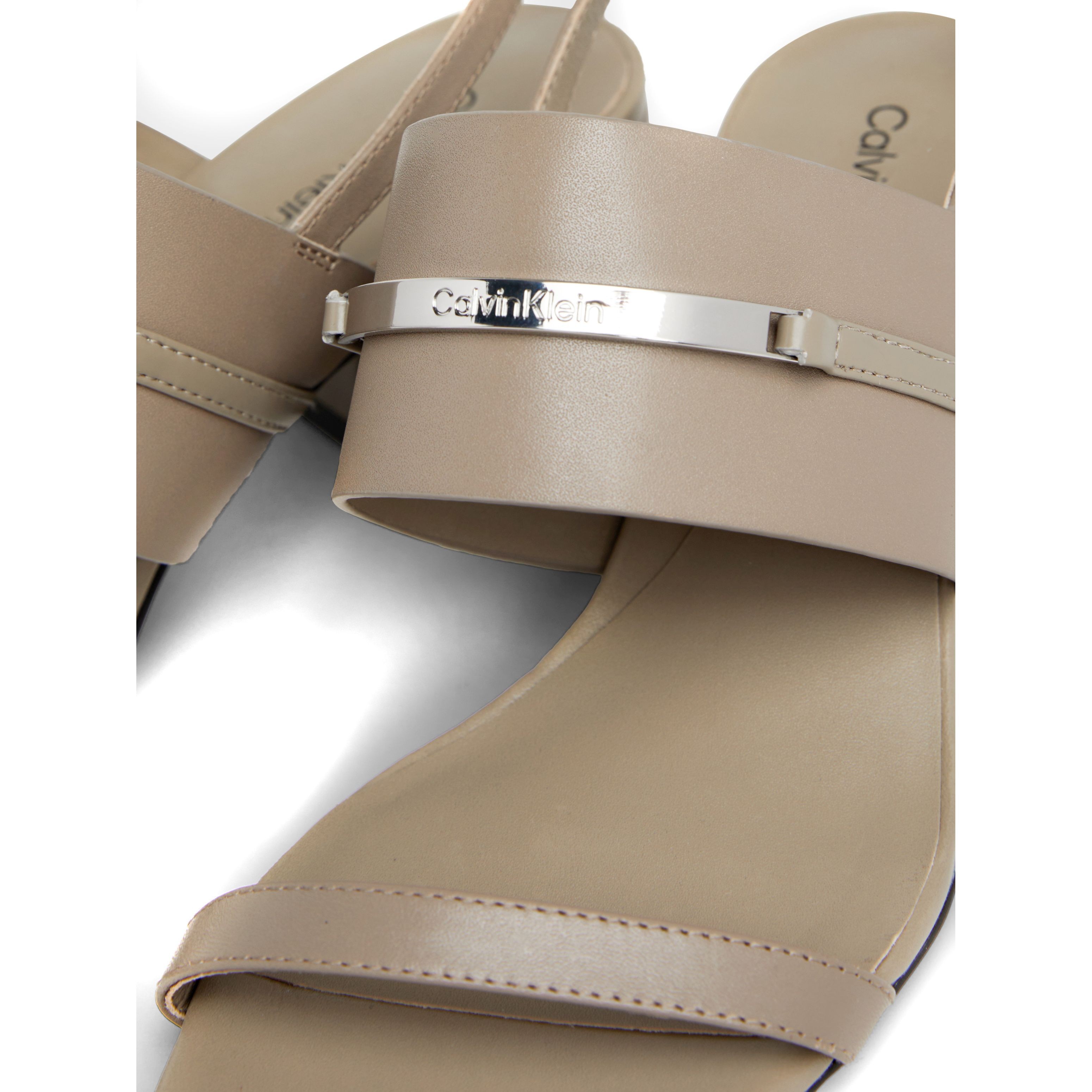 CALVIN KLEIN Basutės moterims, Pilka, Heel sandal 45 bar 6