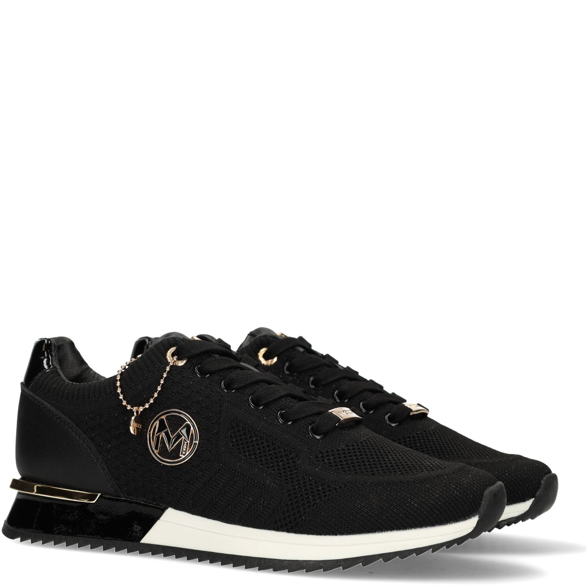MEXX Sportiniai bateliai moterims, Juoda, Gitte Glitter Sport Shoe 1