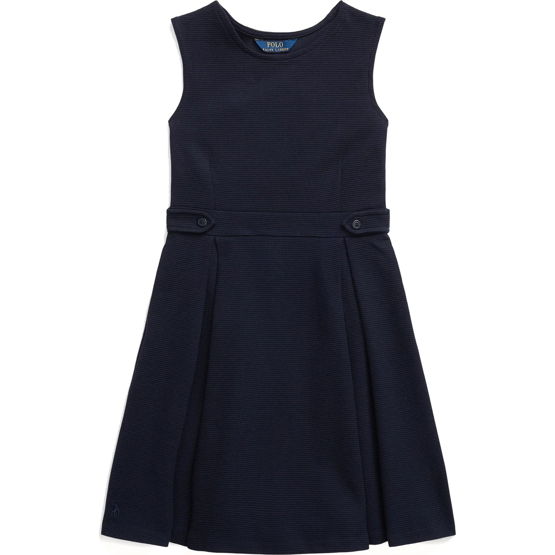 RALPH LAUREN KIDS Midi suknelė mergaitėms, Mėlyna, Short sleeve dress (7-16) 1