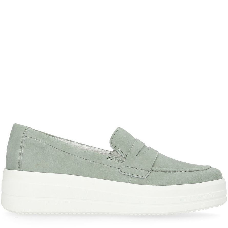REMONTE Loaferiai moterims, Žalia, LOAFERS 4