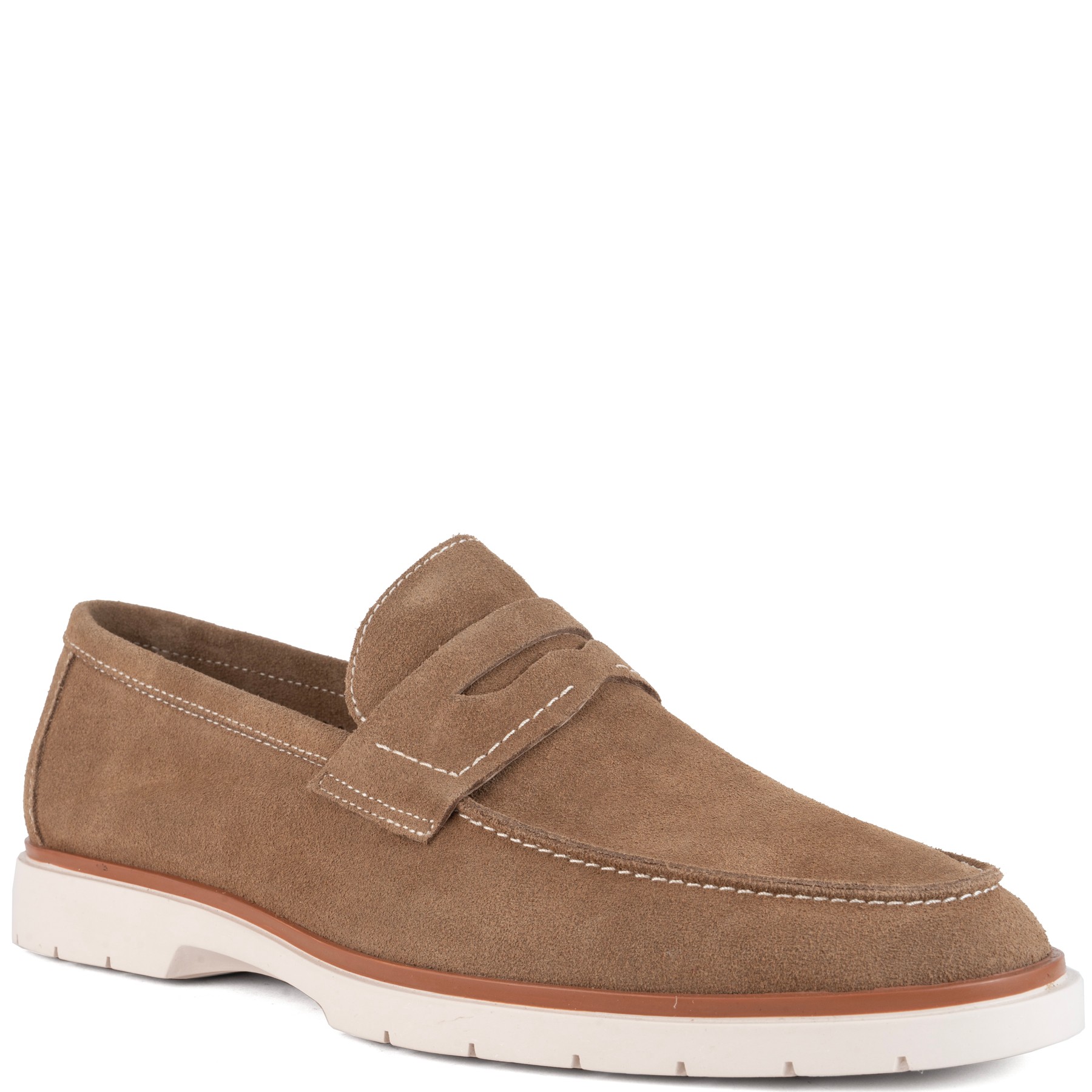 SERGIO MORETTI Loaferiai vyrams, Ruda, Loafers, 25SS 1
