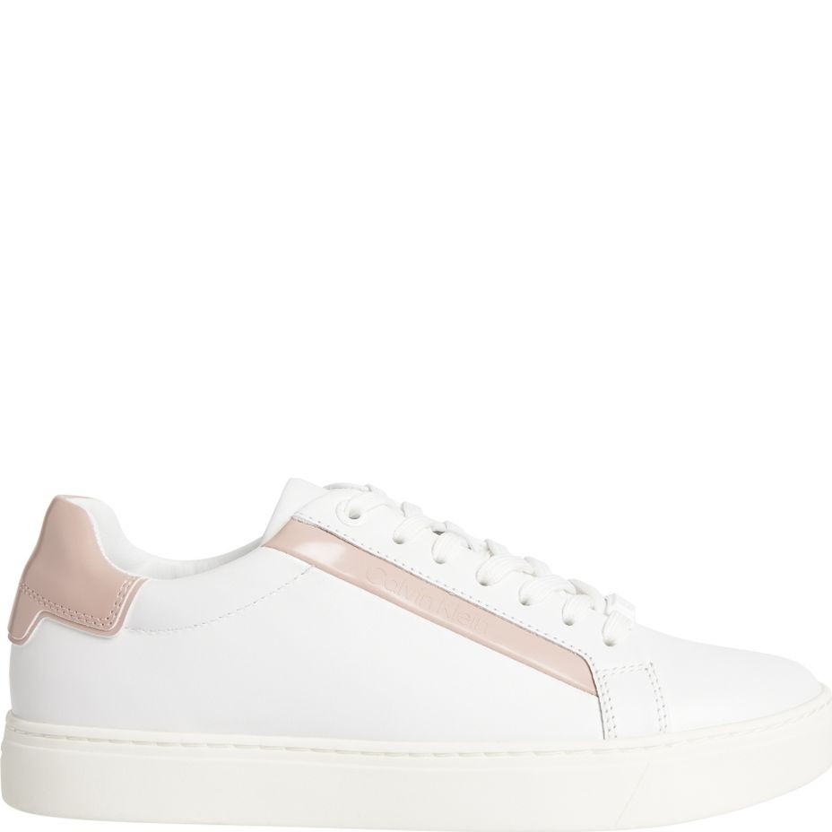 CALVIN KLEIN Sportiniai bateliai moterims, Balta, CUPSOLE LACE UP 2