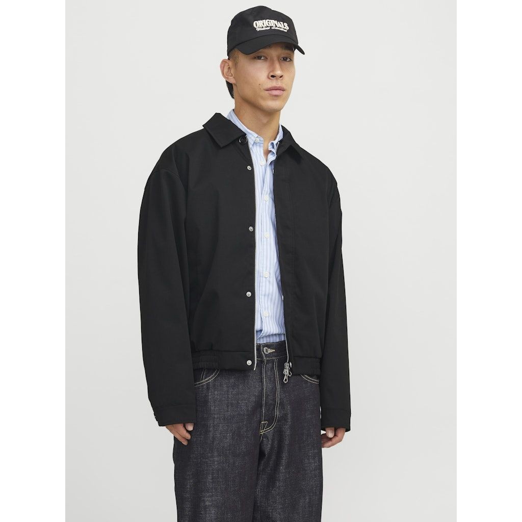 JACK & JONES Lengva striukė vyrams, Juoda, Islington jacket 3