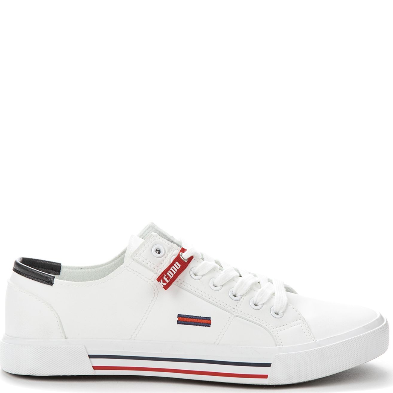 KEDDO DENIM Sportbačiai vyrams, Balta, SNEAKERS 2
