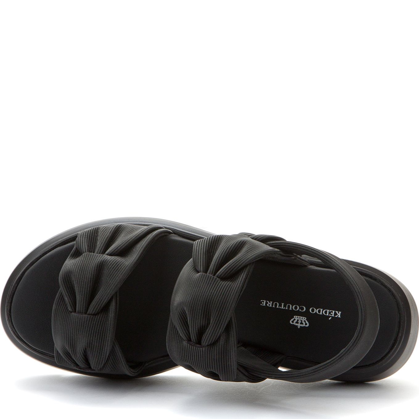 KEDDO Basutės moterims, Juoda, SANDALS 4