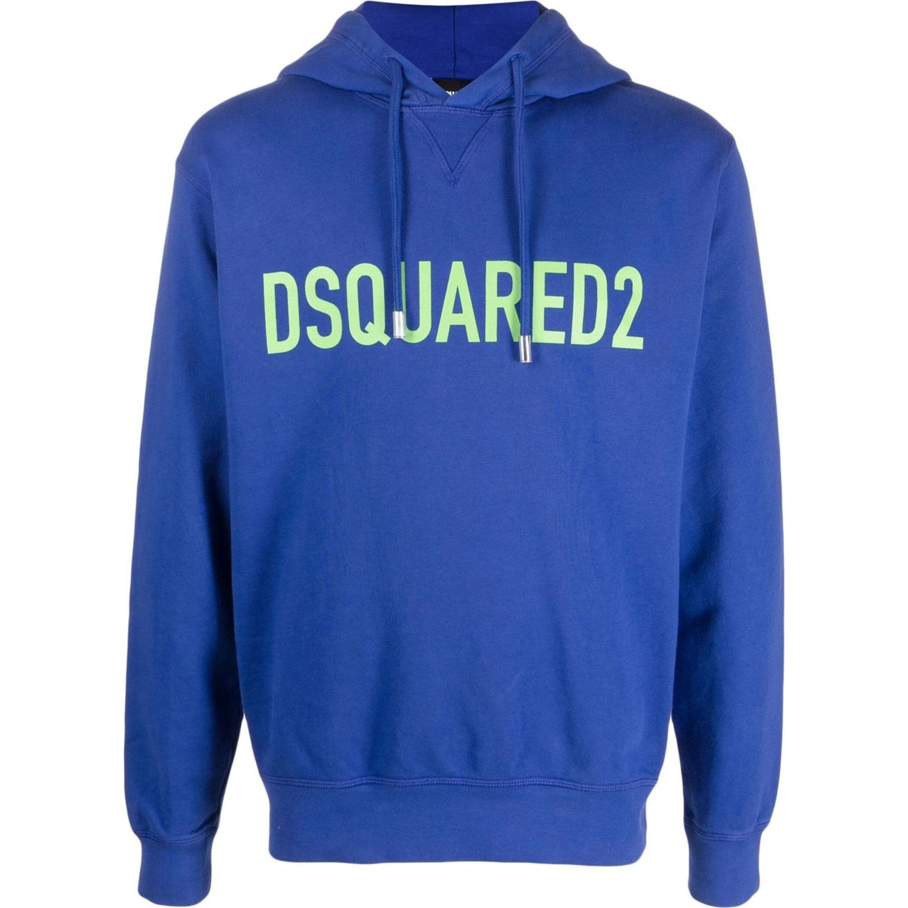 DSQUARED2 Džemperis vyrams, Mėlyna, Sweatshirt