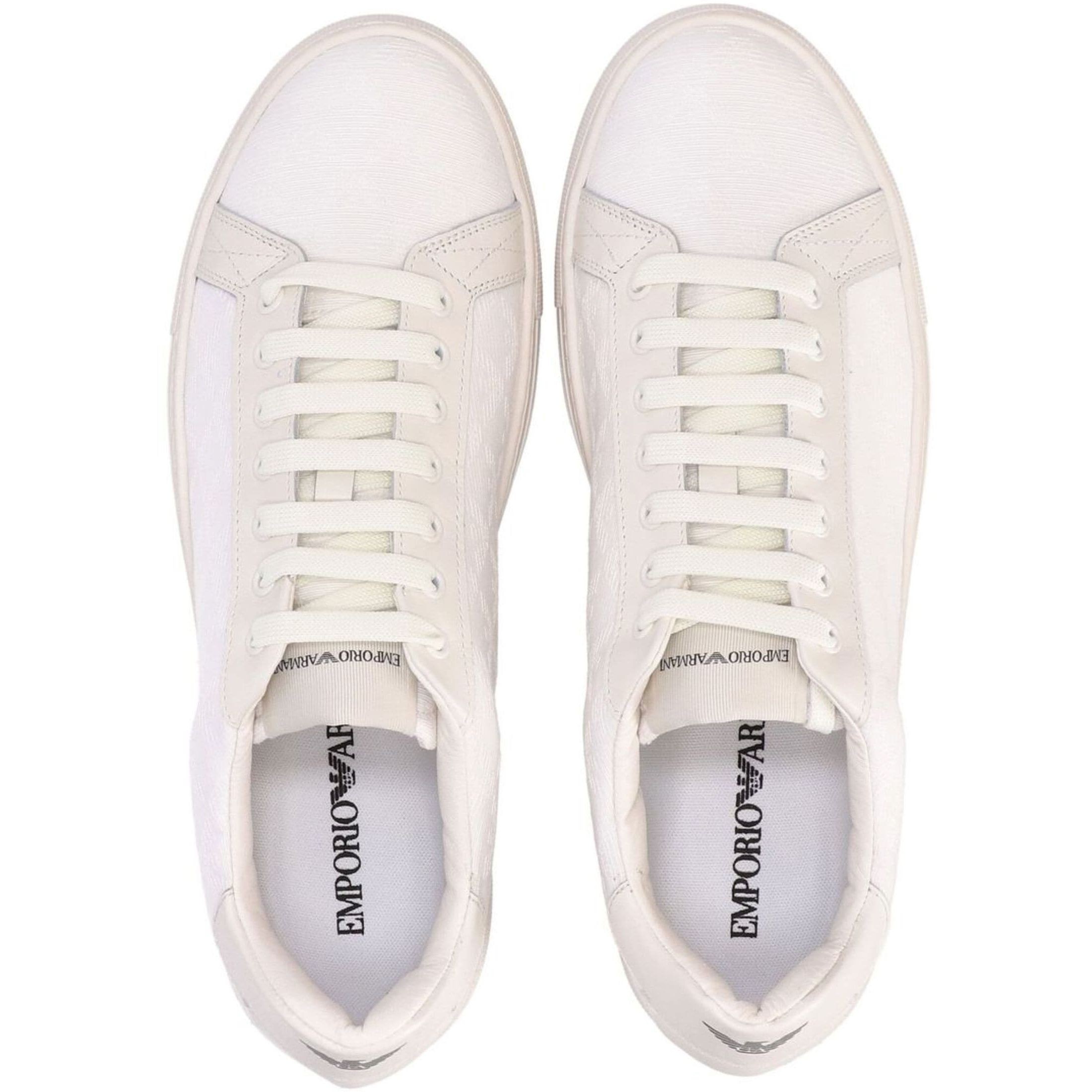 EMPORIO ARMANI Sportiniai bateliai vyrams, Balta, Sneaker 4