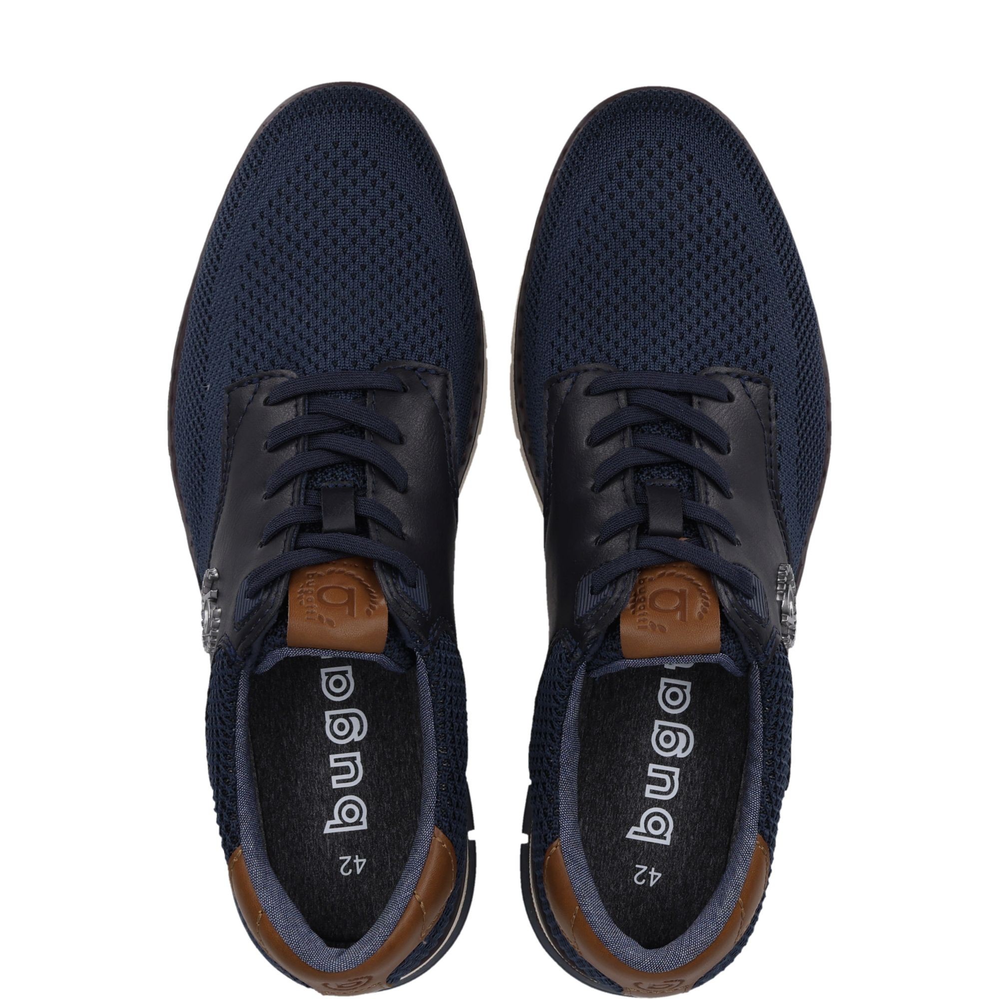 BUGATTI Bateliai - vyrams, Mėlyna, Sandman Shoes 6