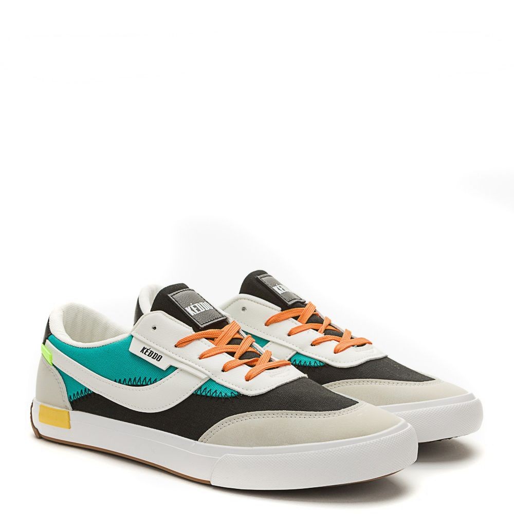 KEDDO DENIM Laisvalaikio bateliai vyrams, Juoda, Sneakers 1