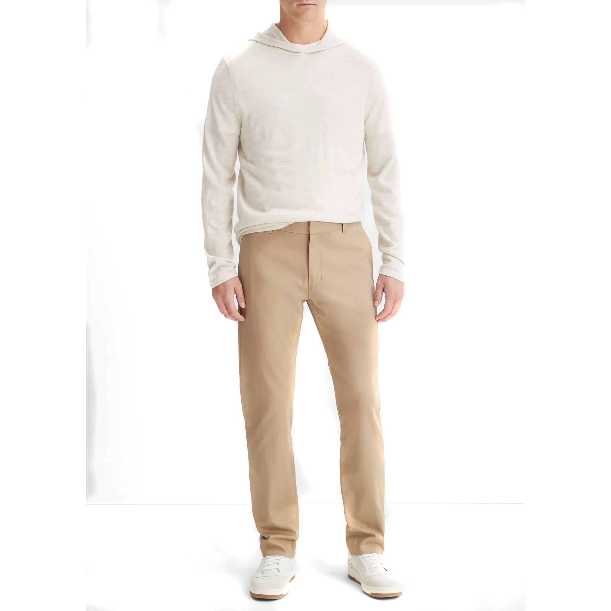 VINCE Laisvalaikio kelnės vyrams, Žalia, Cotton twill chino pants 1