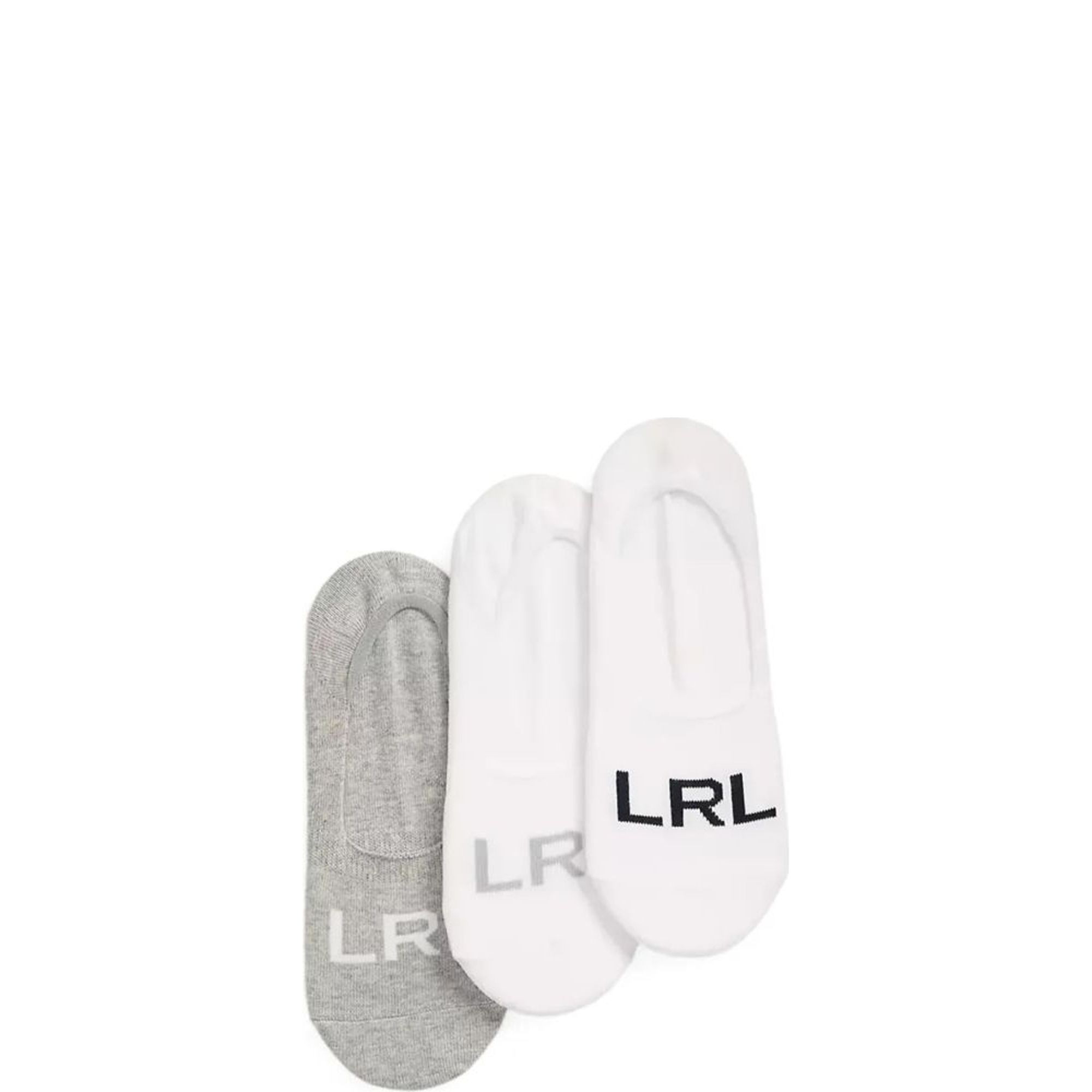 LAUREN RALPH LAUREN Kojinės moterims, Balta, Lrl liner 3p-ped-3 pack 2