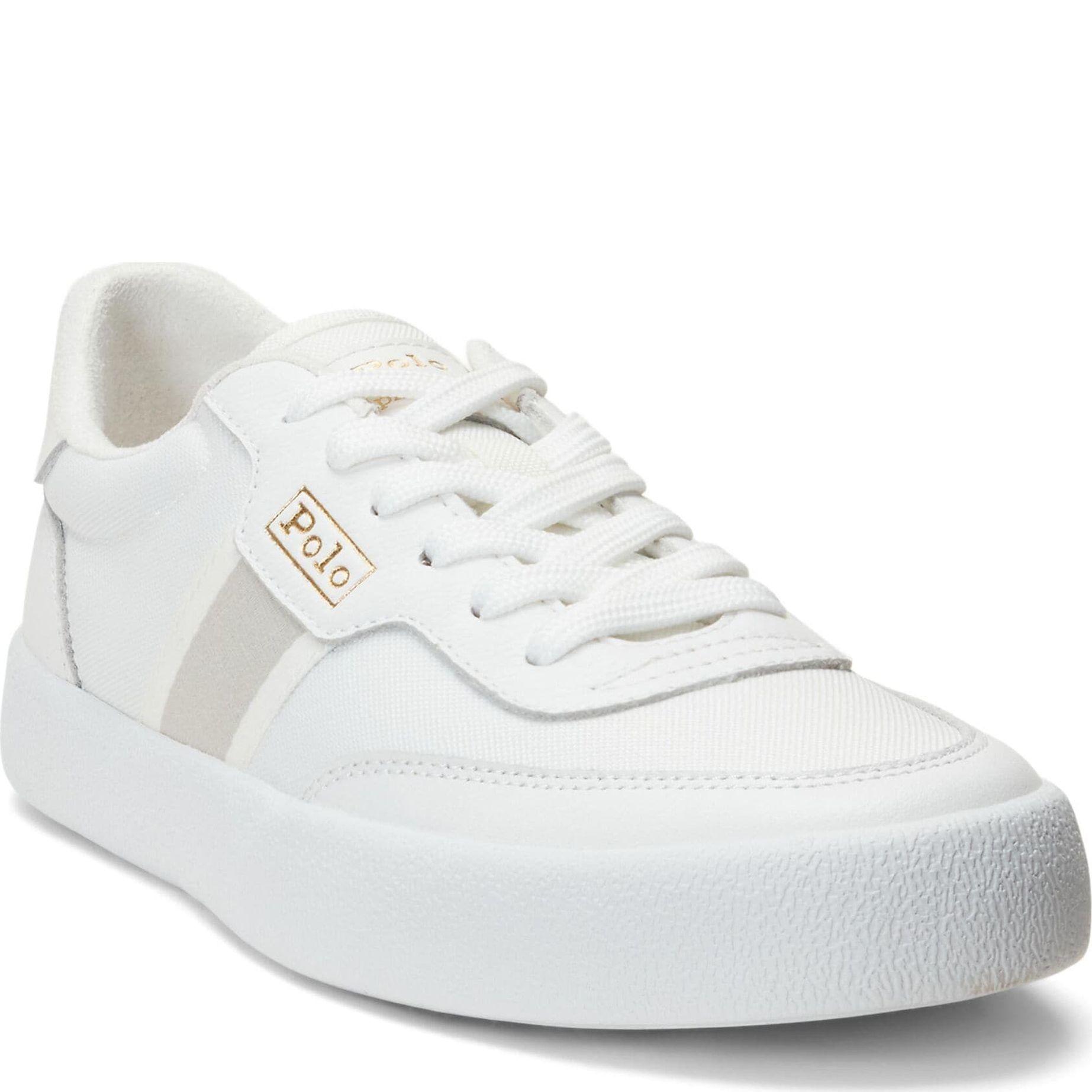 POLO RALPH LAUREN Laisvalaikio bateliai moterims, Balta, Low top lace sneakers 2