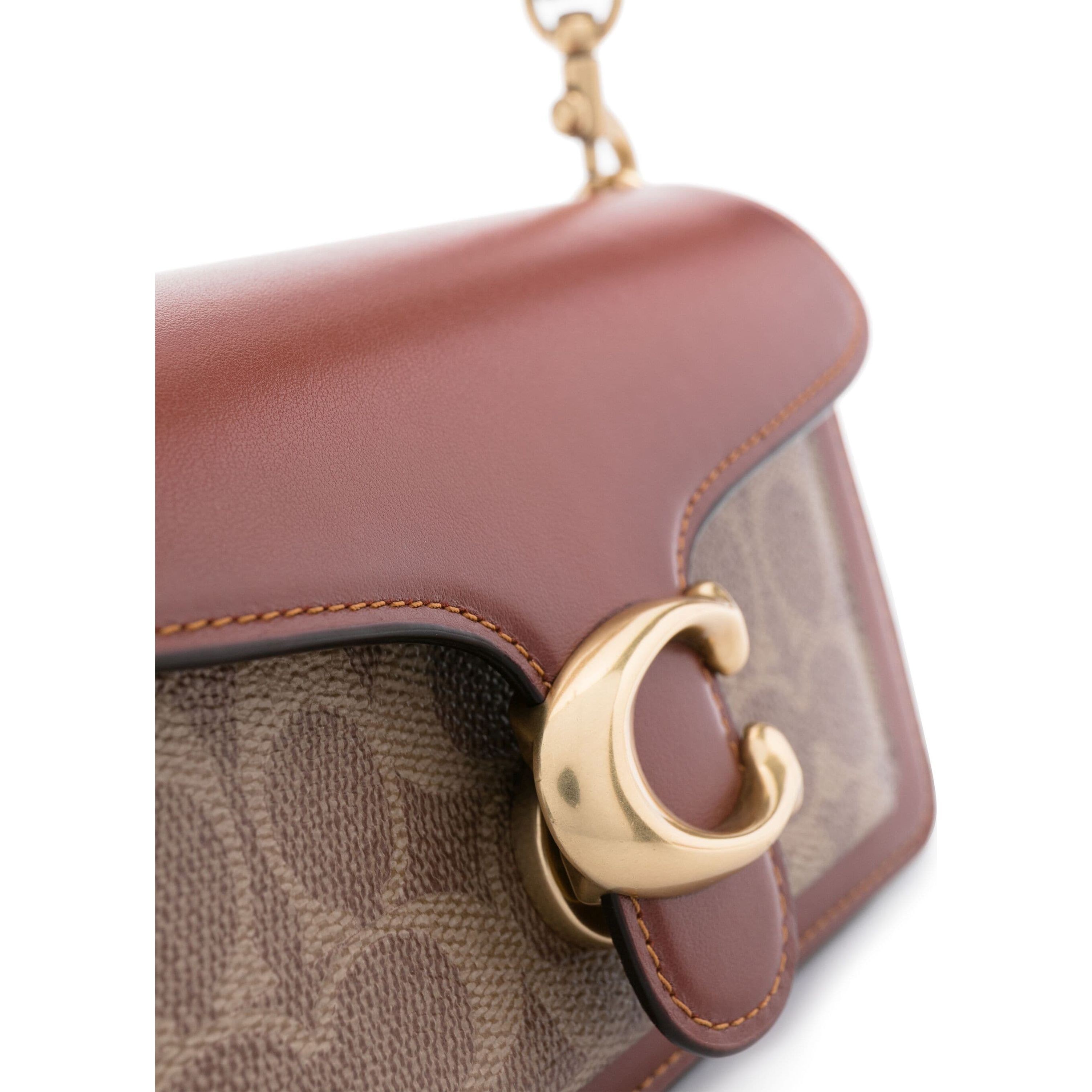 COACH Rankinė per petį moterims, Marga, Leather tabby shoulder bag 20 3
