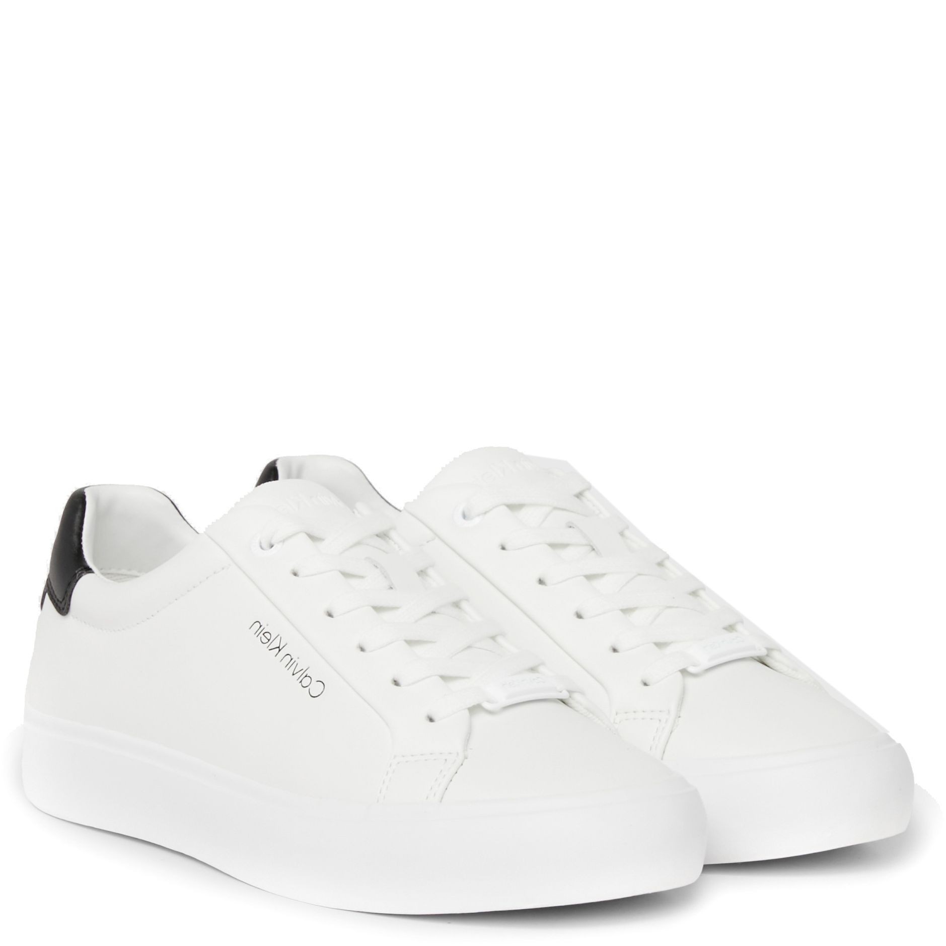 CALVIN KLEIN Laisvalaikio bateliai moterims, Balta, Vulcanized lace up leisure 1
