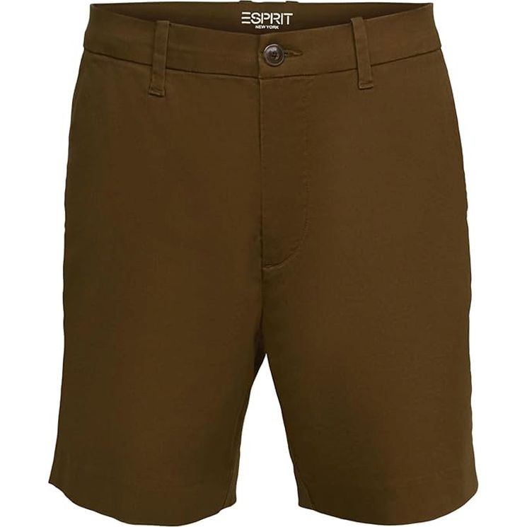 ESPRIT Šortai vyrams, Žalia, Slim Shorts 1
