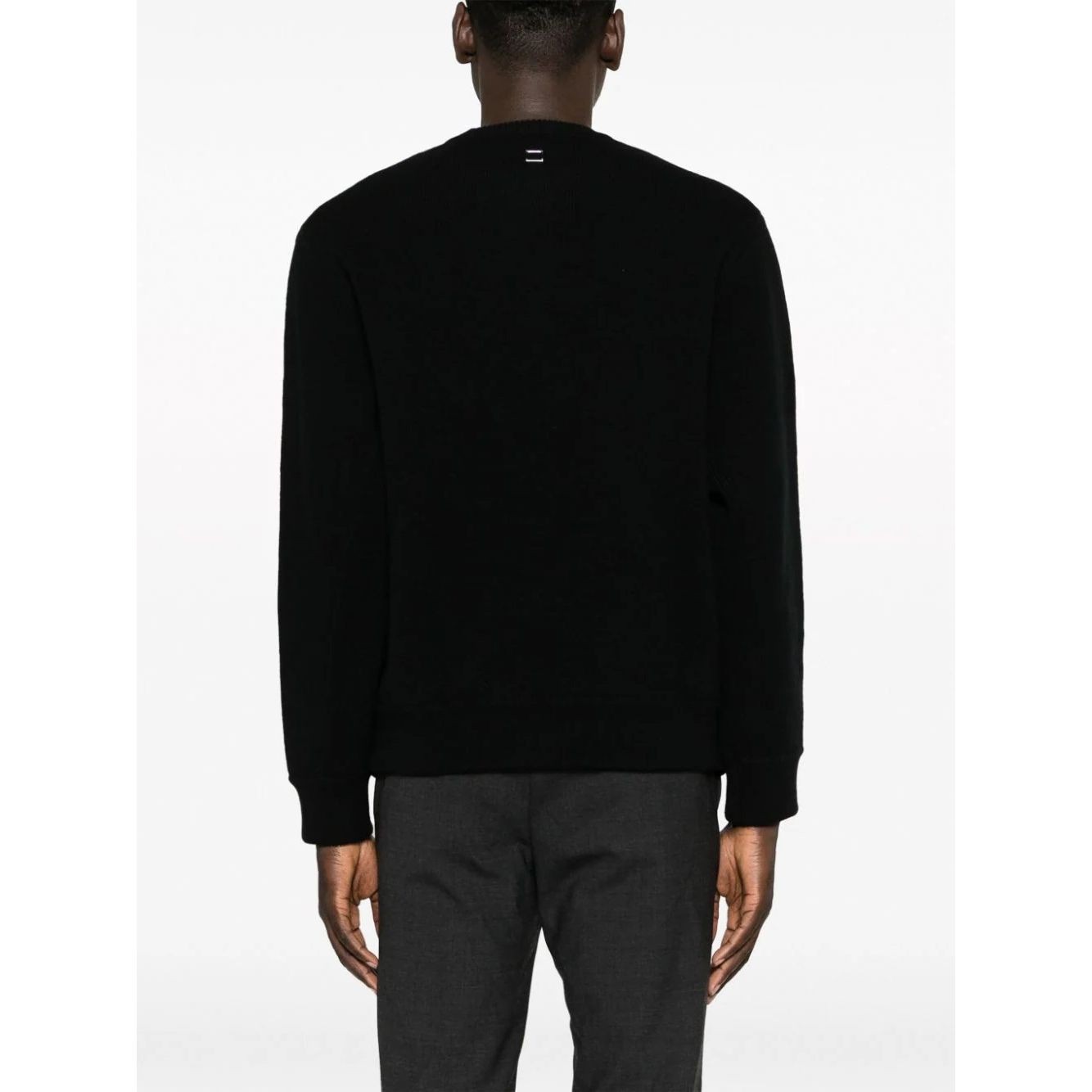 WOOYOUNGMI Megztinis vyrams, Juoda, Mens sweater 3