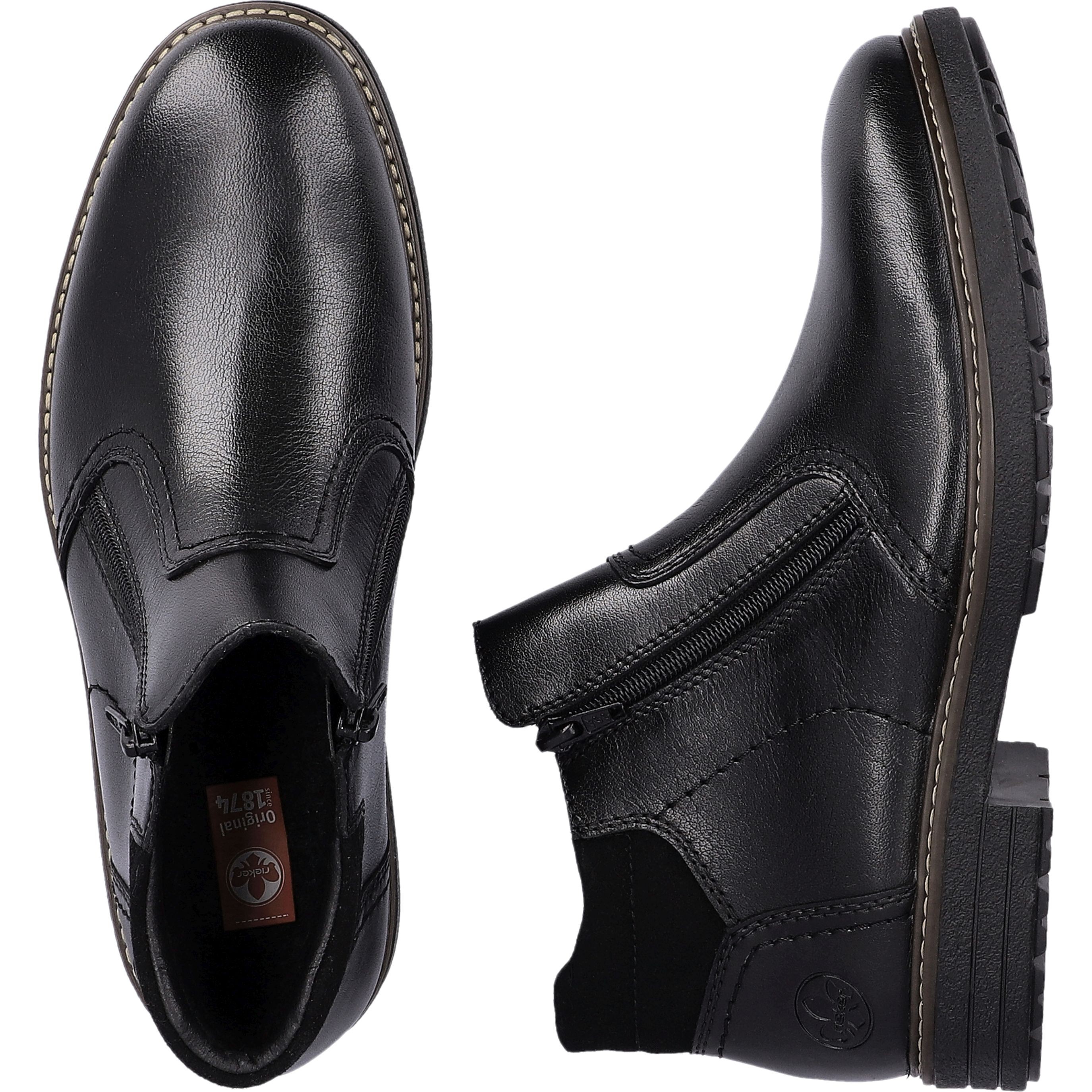 RIEKER Aulinukai vyrams, Juoda, BOOTIES 11