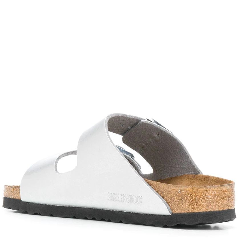BIRKENSTOCK Šlepetės moterims, Sidabrinė, Arizona BS 3