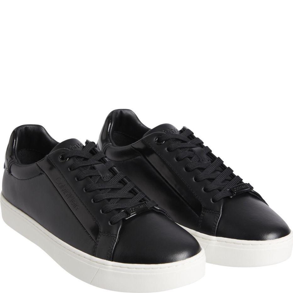 CALVIN KLEIN Sportiniai bateliai moterims, Juoda, CUPSOLE LACE UP 1