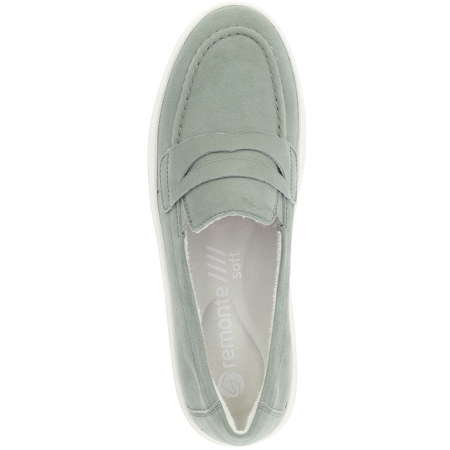 REMONTE Loaferiai moterims, Žalia, LOAFERS 6