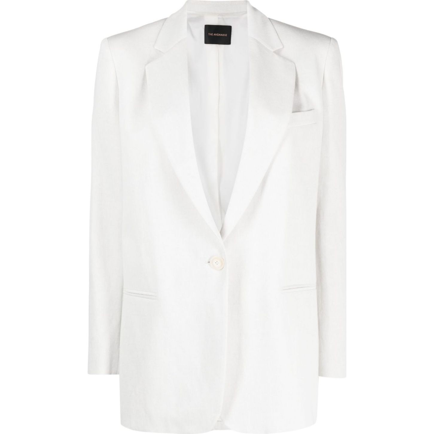THE ANDAMANE Švarkas moterims, Balta, Guia oversized blazer