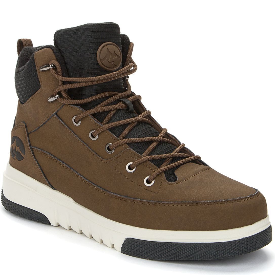 GRUNBERG Pašiltinti aulinukai vyrams, Ruda, WARM BOOTS