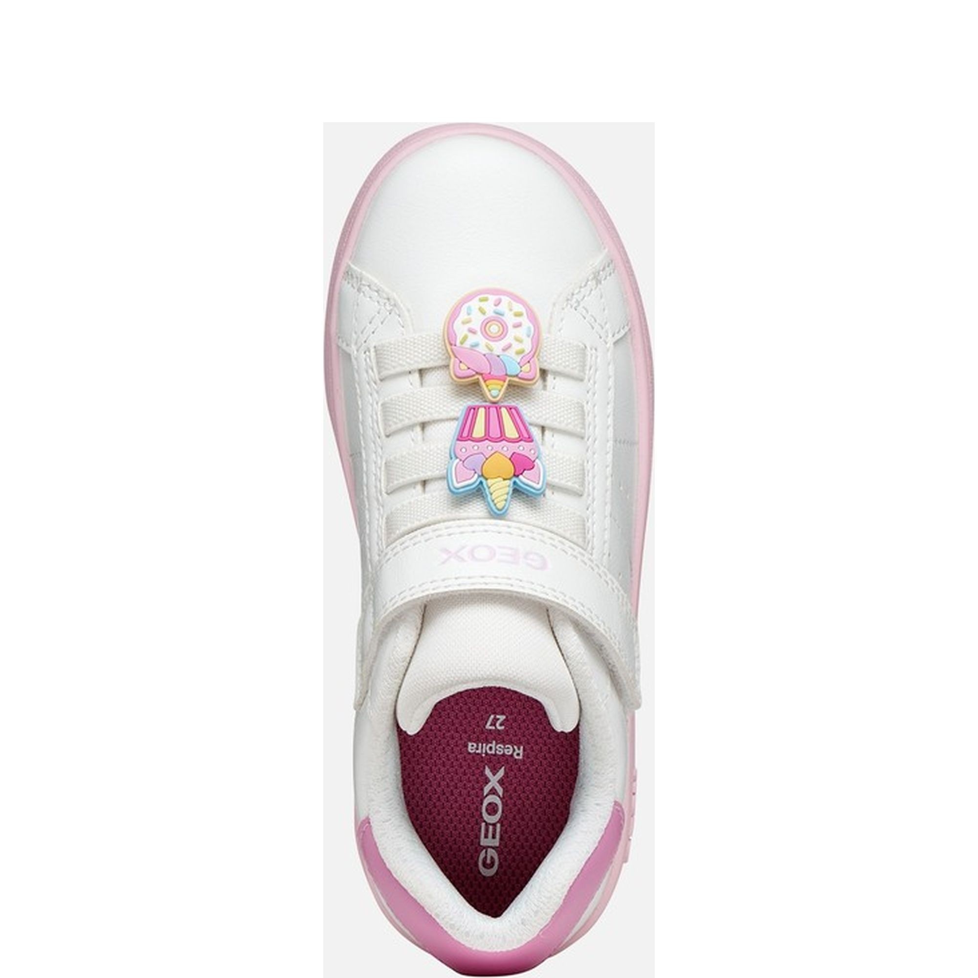 GEOX Laisvalaikio bateliai mergaitėms, Balta, eclyper girl, geoj65lrf000bcc1364 5