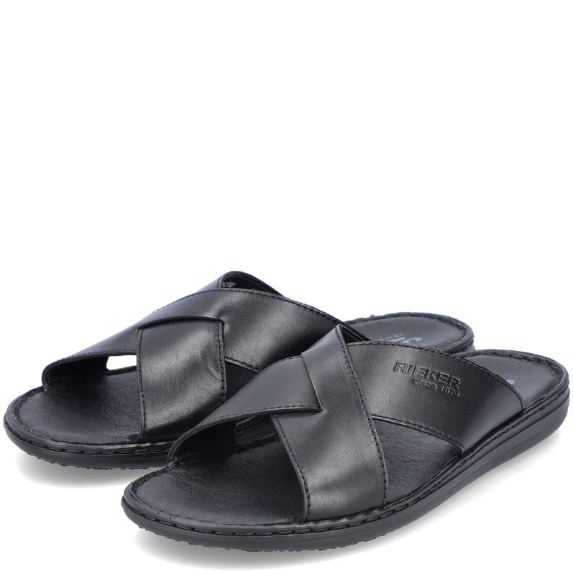 RIEKER Šlepetės vyrams, Juoda, SLIPPERS 5