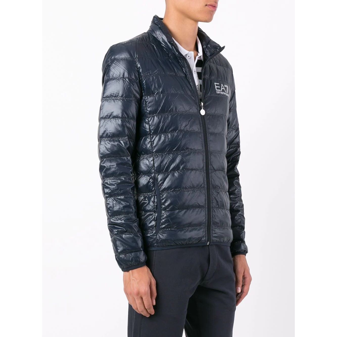 EA7 Lengva striukė vyrams, Mėlyna, Train core down light jacket 2