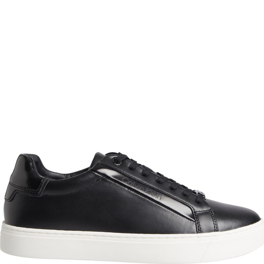 CALVIN KLEIN Sportiniai bateliai moterims, Juoda, CUPSOLE LACE UP 2