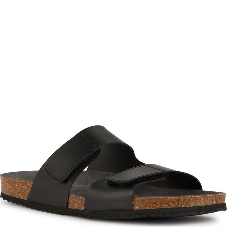 GEOX Šlepetės vyrams, Juoda, Sandal ghita 2