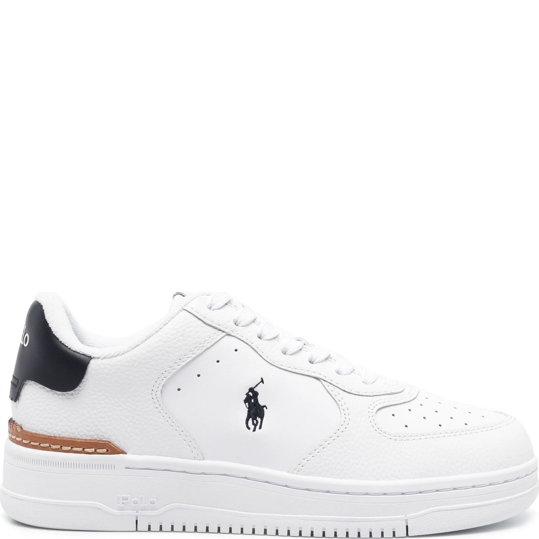 POLO RALPH LAUREN Laisvalaikio bateliai moterims, Balta, Masters sneakers 1