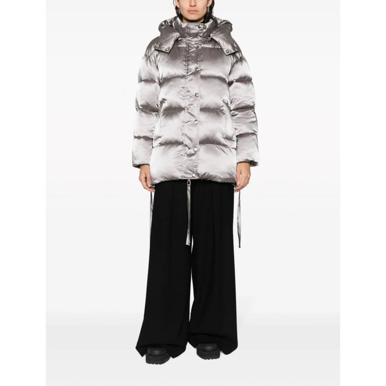 PAROSH Pūkinė striukė moterims, Pilka, Padded jacket 2