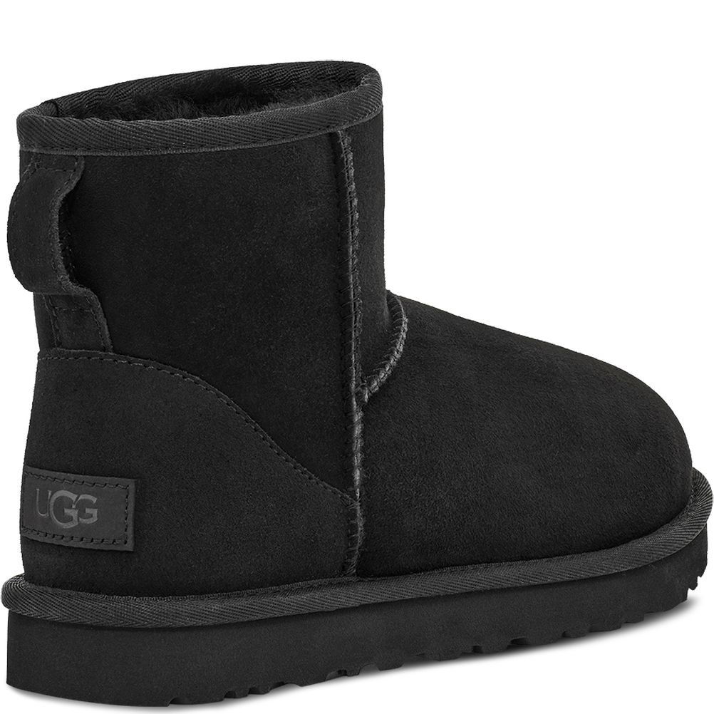 UGG Aulinukai moterims, Juoda, Classic Mini II booties 4