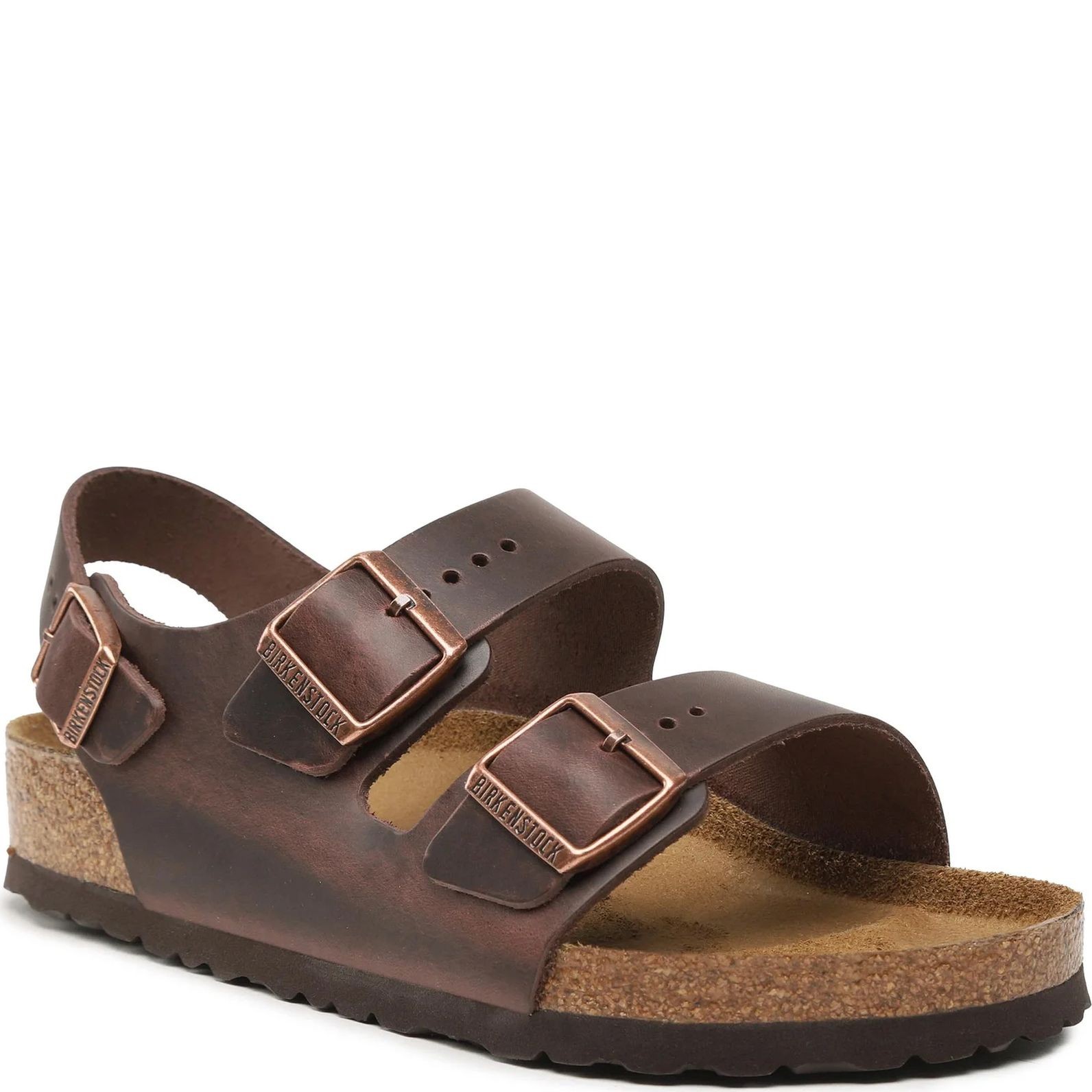 BIRKENSTOCK Basutės, Ruda, Milano LEOI sandals 1
