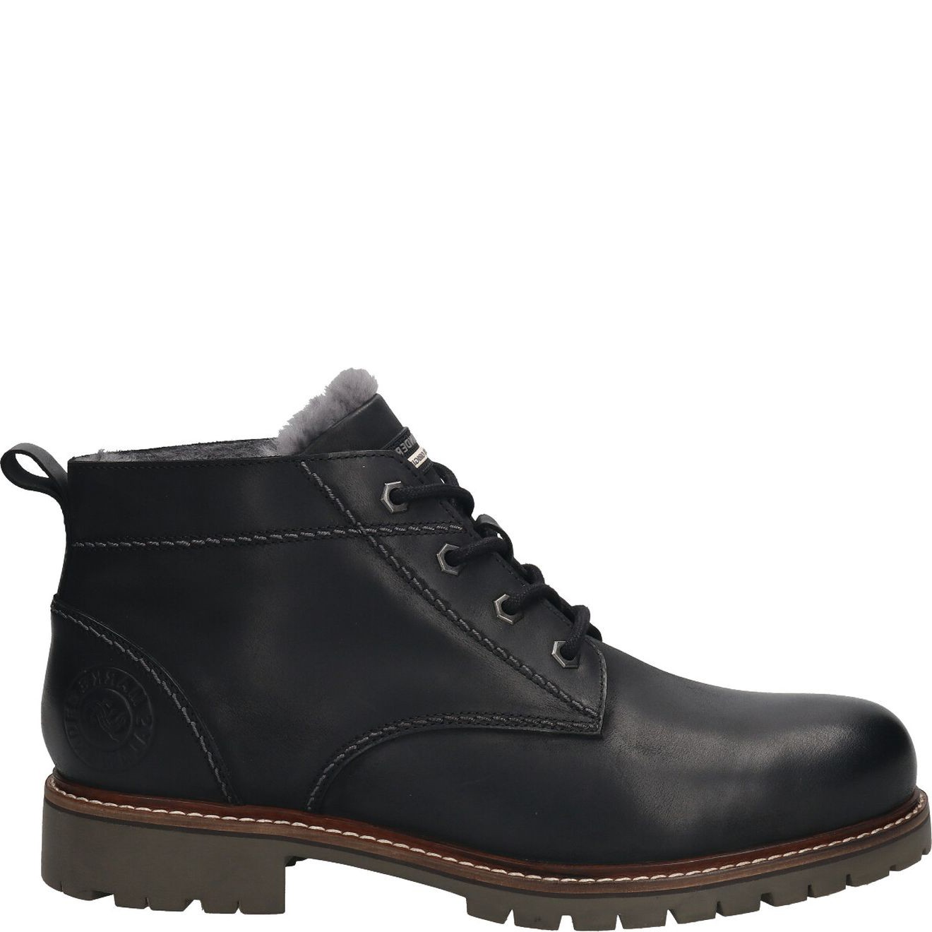 SALAMANDER Pašiltinti aulinukai vyrams, Juoda, Wm booties 2