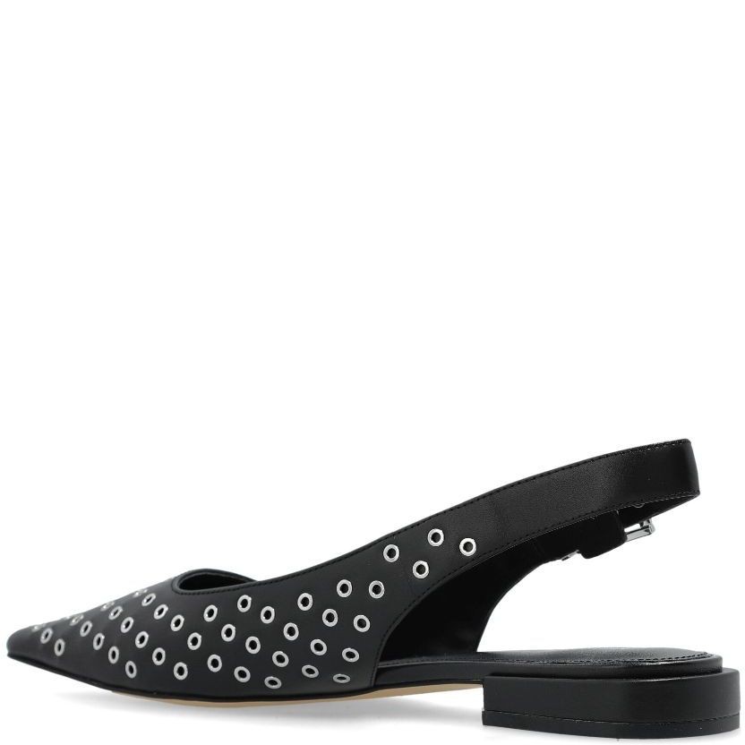 MICHAEL KORS Laisvalaikio bateliai moterims, Juoda, Darrington sling flat 3