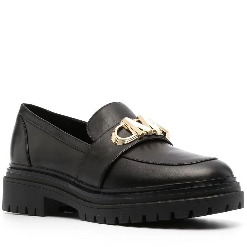 MICHAEL KORS Loaferiai moterims, Juoda, Parker lug loafer 1