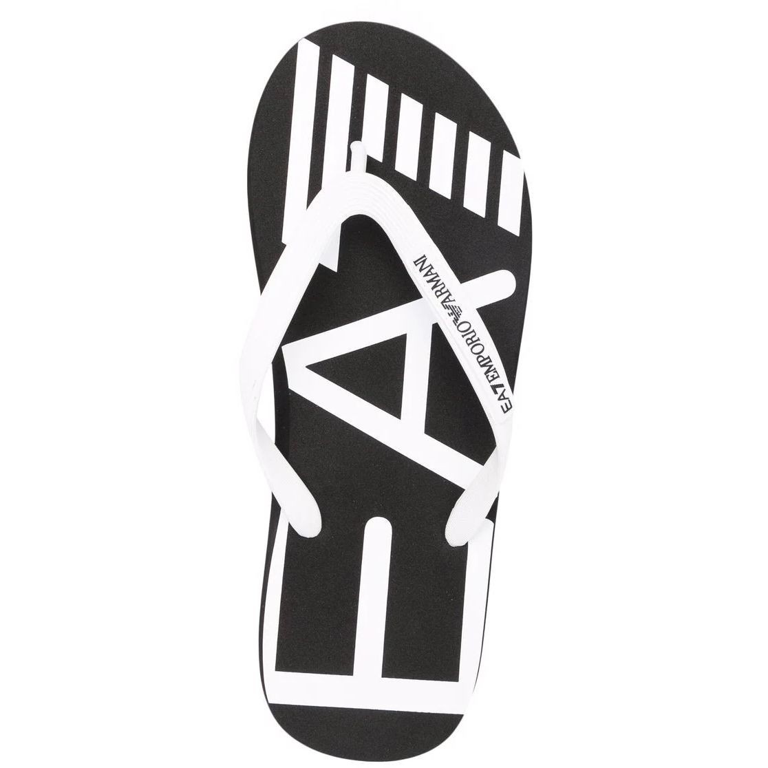 EA7 Pliažo šlepetės per pirštą, Juoda, Shoes beachwear 4