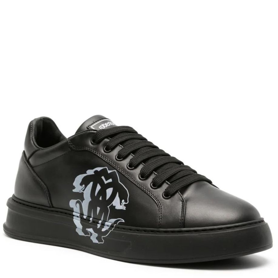 ROBERTO CAVALLI Laisvalaikio bateliai vyrams, Juoda, Sneakers 1
