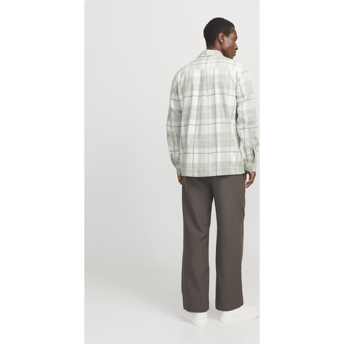 JACK & JONES Lengva striukė vyrams, Žalia, Raymond overshirt 4