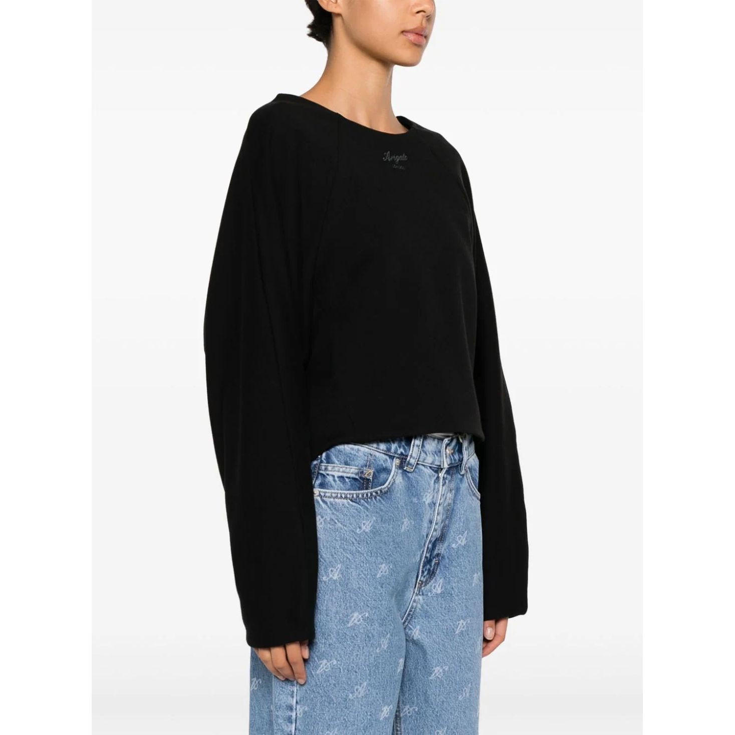 AXEL ARIGATO Sportinis nertinis moterims, Juoda, Halle sweatshirt 3