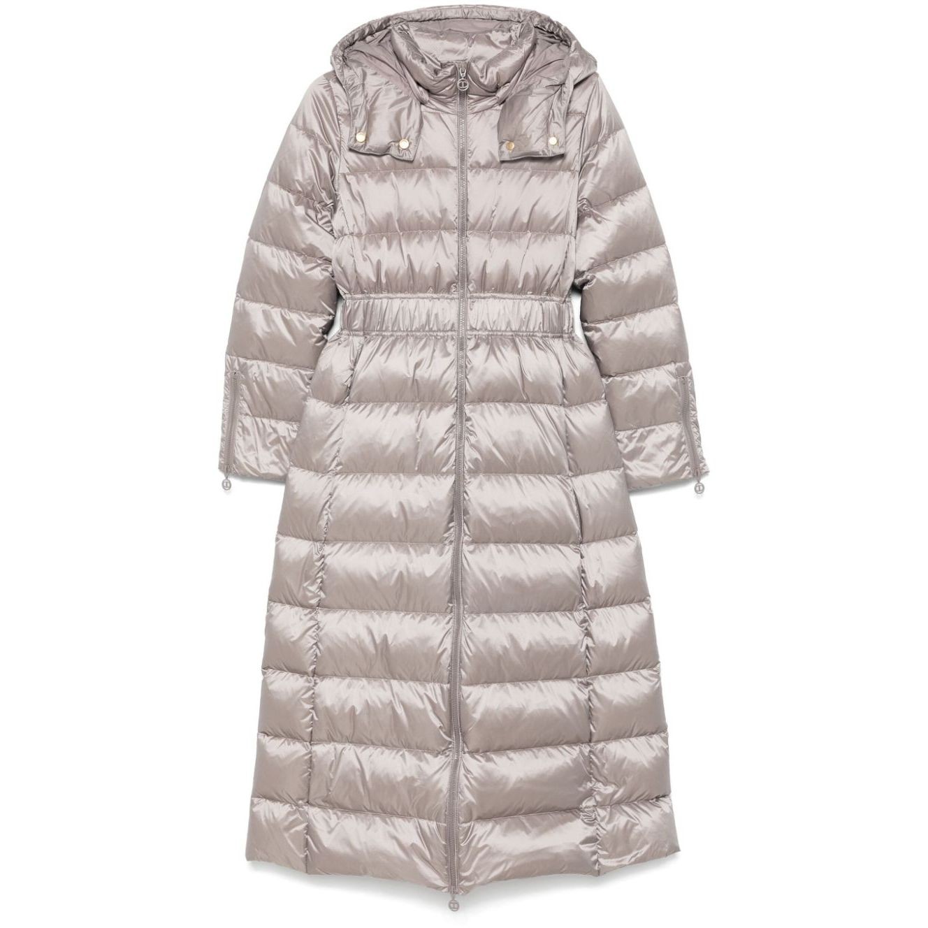 TWINSET Pūkinė striukė moterims, Pilka, Puffed jackets