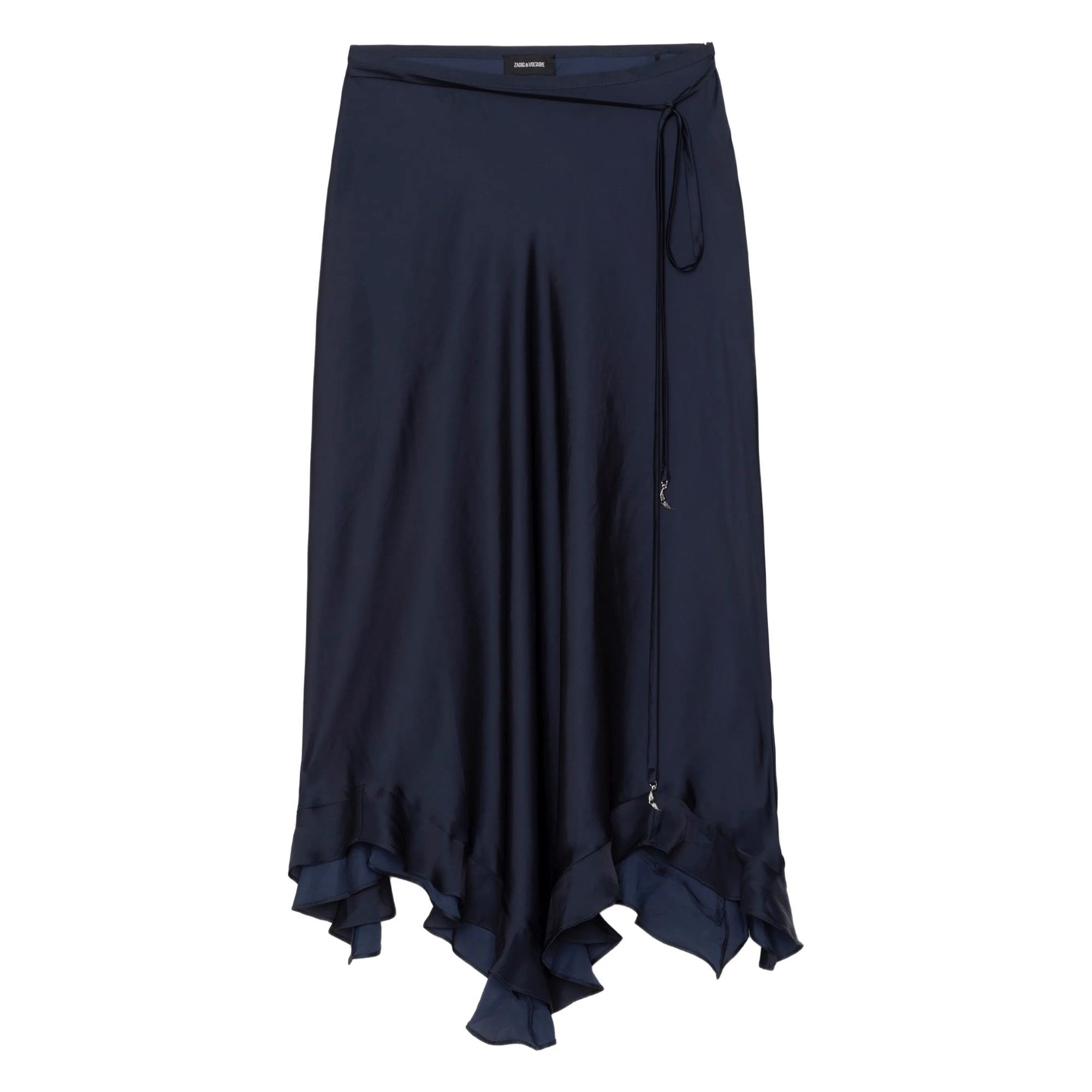 ZADIG&VOLTAIRE Maxi sijonas moterims, Mėlyna, Jeto satin