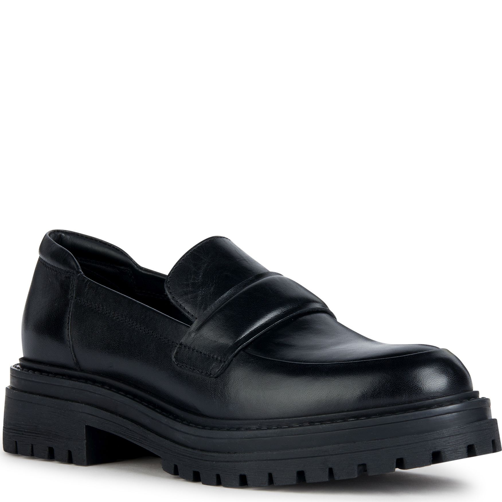 GEOX Loaferiai moterims, Juoda, Iridea loafers 1