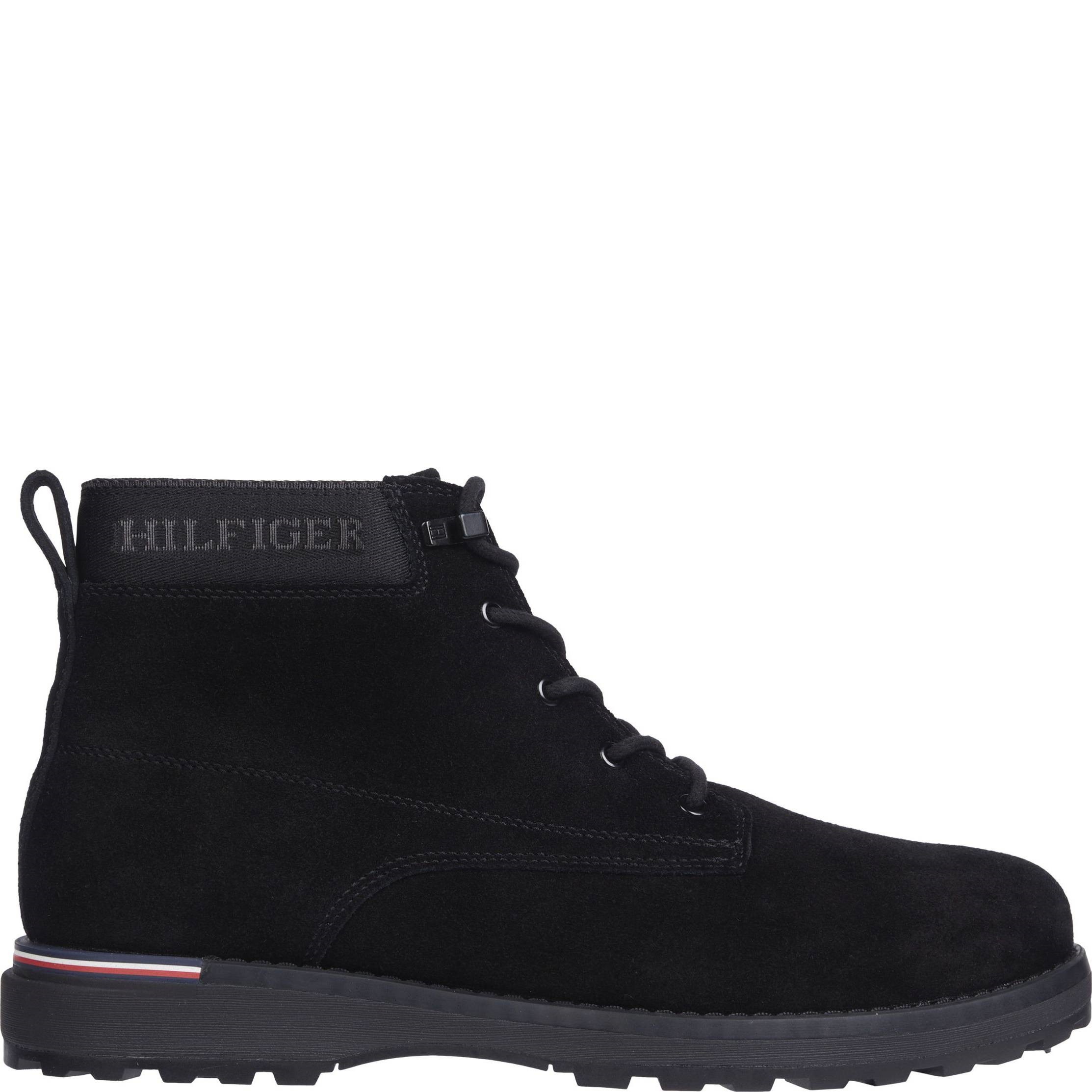 TOMMY HILFIGER Pašiltinti aulinukai vyrams, Juoda, Corporate outdoor boot 2