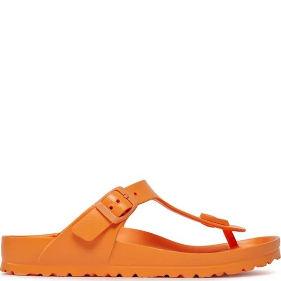 BIRKENSTOCK Pliažo šlepetės per pirštą, Oranžinė, Gizeh EVA flip-flops 2