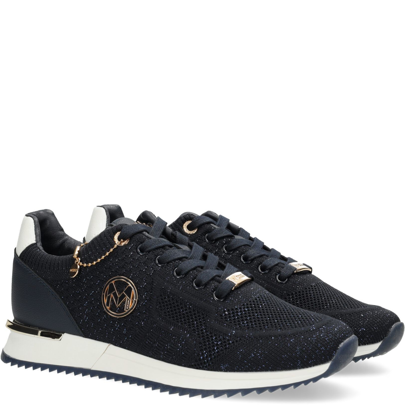 MEXX Sportiniai bateliai moterims, Mėlyna, Gitte Glitter Sport Shoe 1