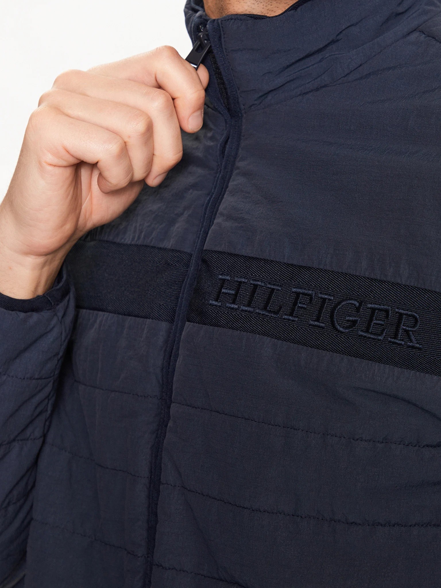 TOMMY HILFIGER Pūkinė striukė vyrams, Mėlyna, Gmd padded regatta jacket 4